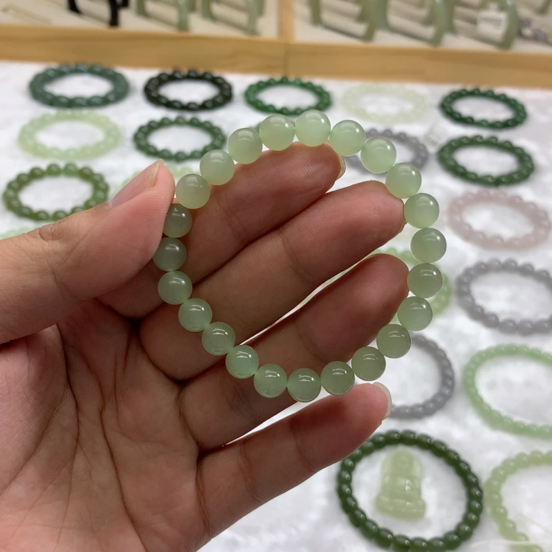 未镶嵌手串和田玉（冰晴水8）
