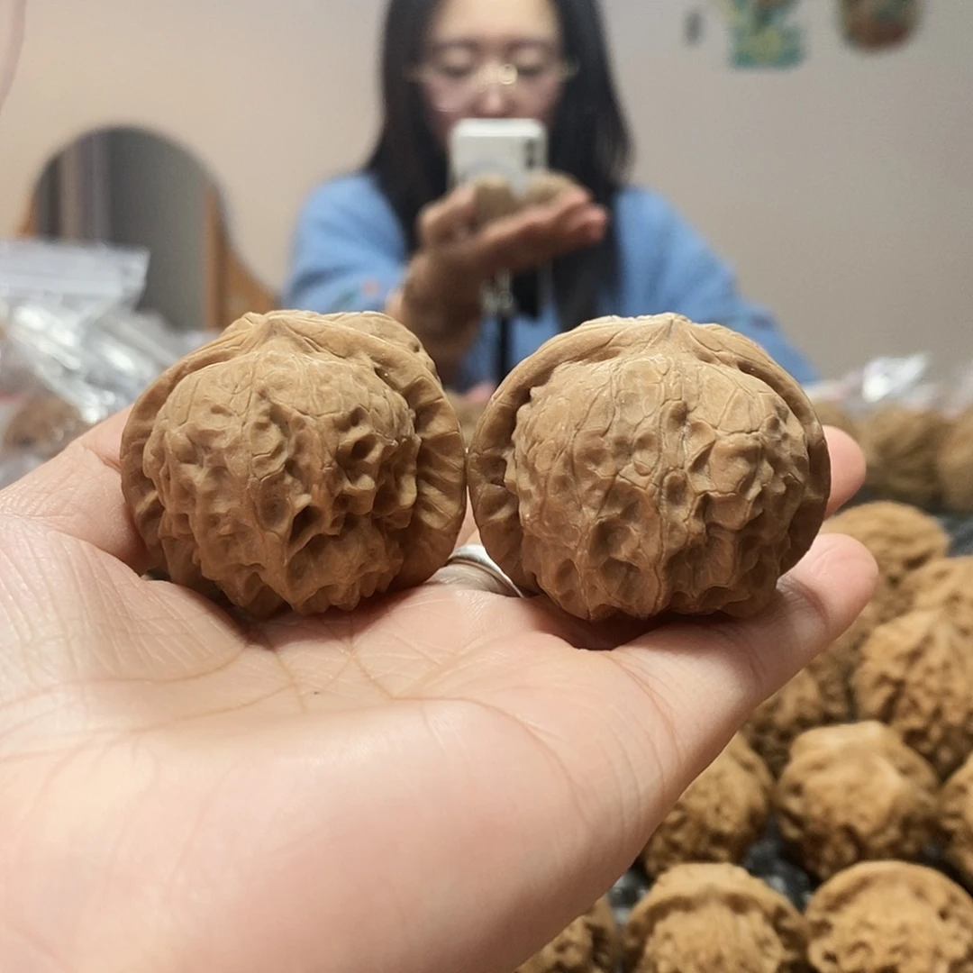 桃核吊坠达摩43黄