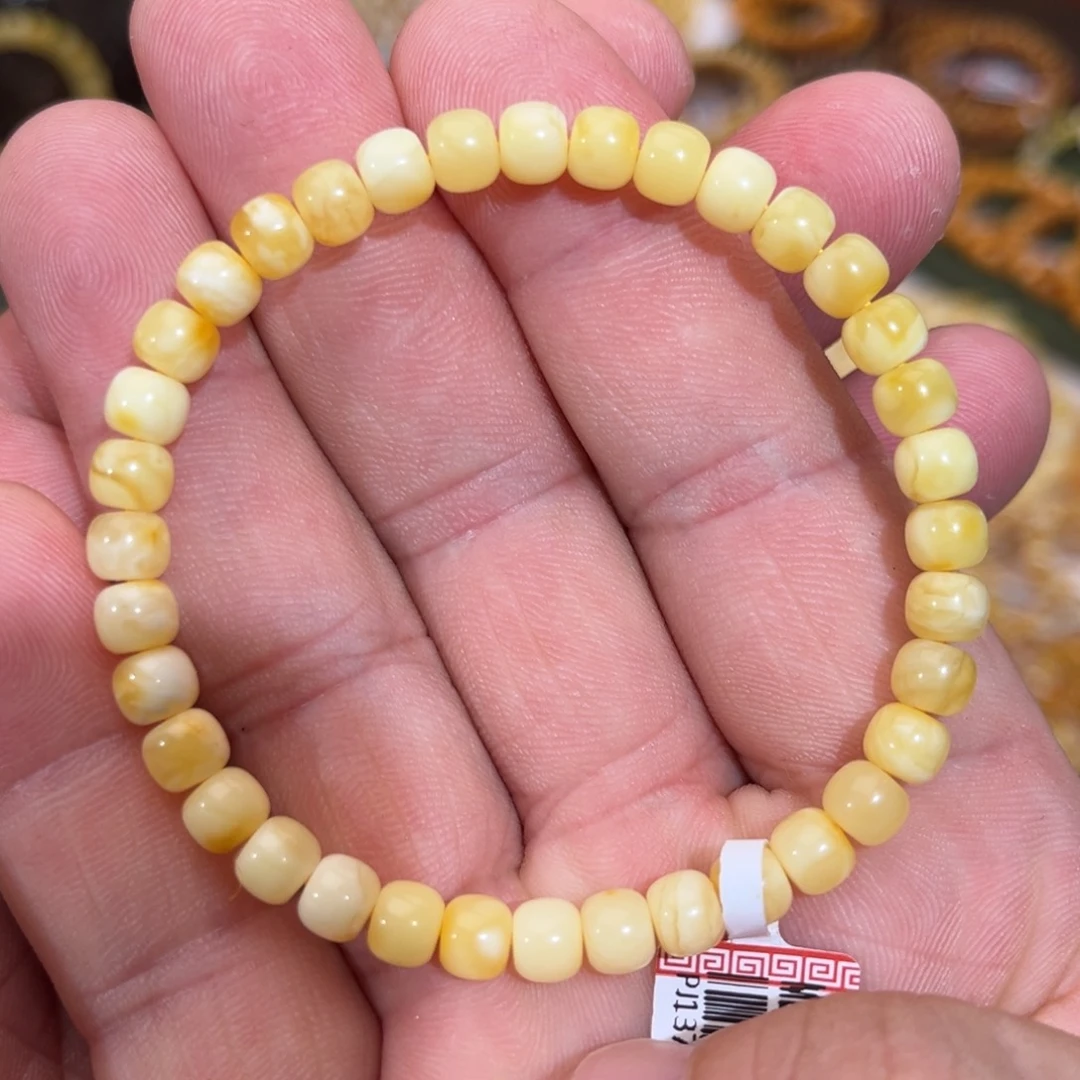 琥珀未镶嵌手链微瑕00006.0mm