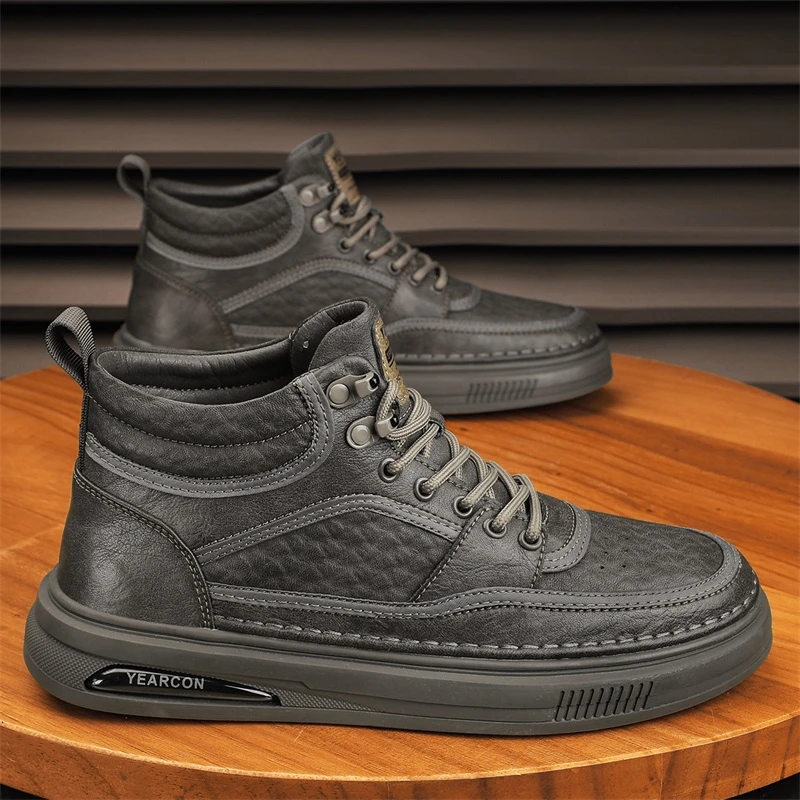 YEARCON/意尔康高帮棉鞋男士秋冬保暖加厚休闲鞋户外E53204068