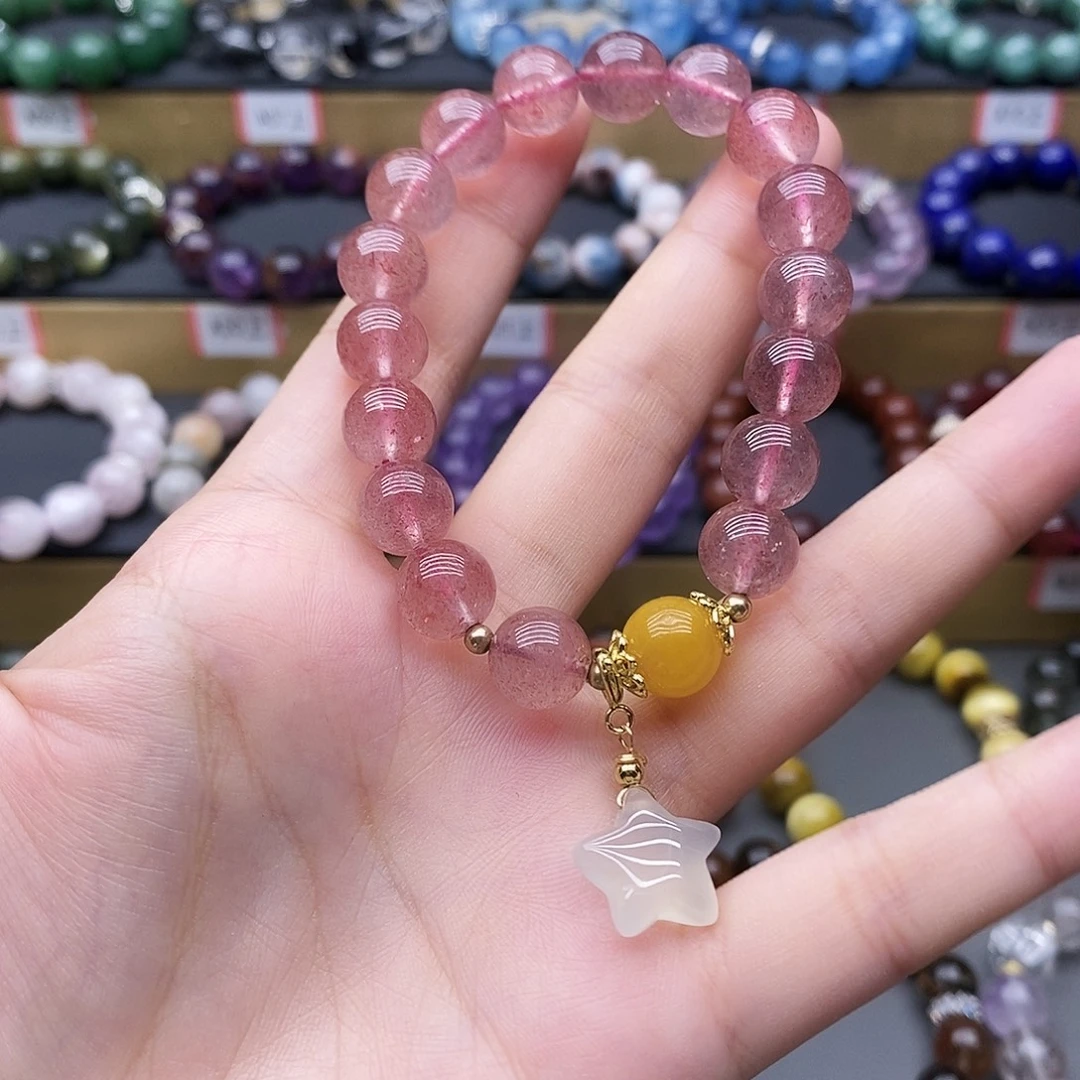 水晶手链未镶嵌草莓