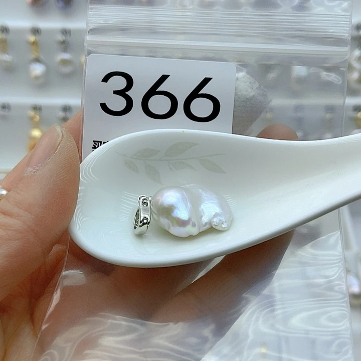 淡水珍珠颈饰银S925镶嵌