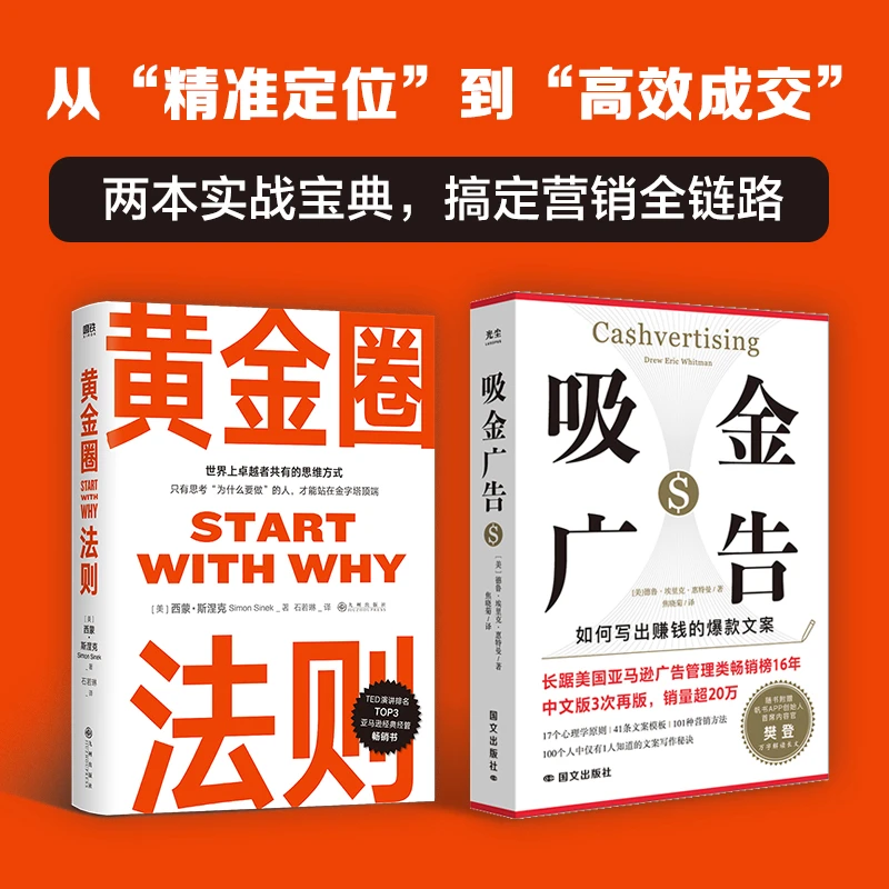 黄金圈法则  吸金广告  世界上卓越者共有的思维方式