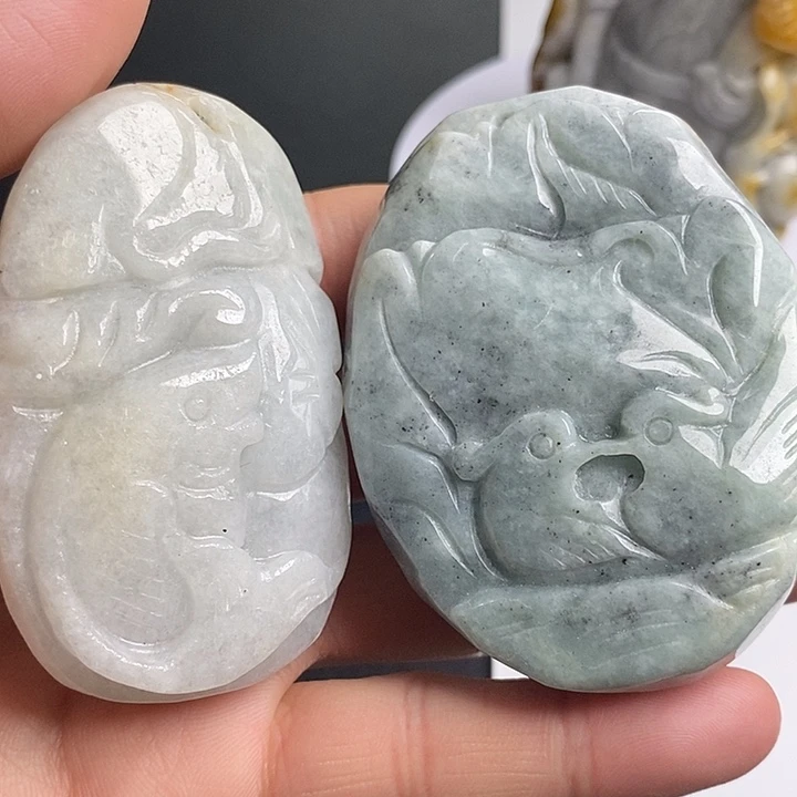 翡翠未镶嵌颈饰天然翡翠