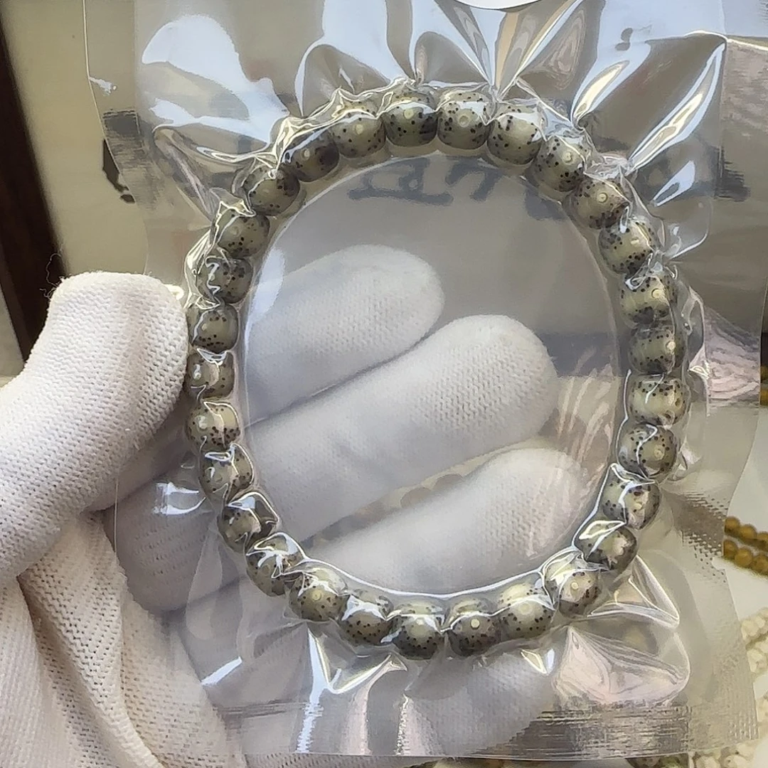 星月菩提手串卡8黑冰月朗星稀