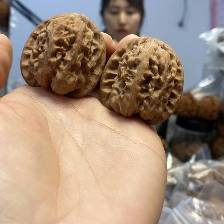把件文玩核桃39蜡皮靠山王小众