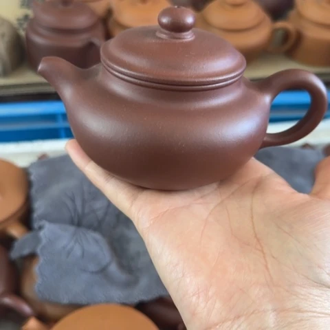 茶壶紫砂千*马底槽清料250cc