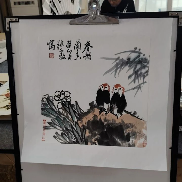 国画张圣敏老师纯手绘作品