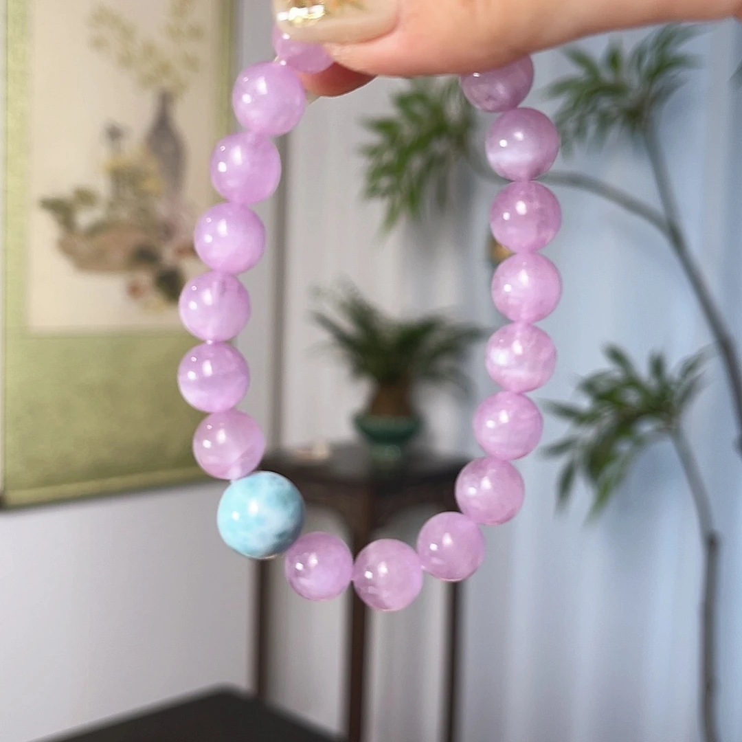 水晶手链未镶嵌紫锂辉