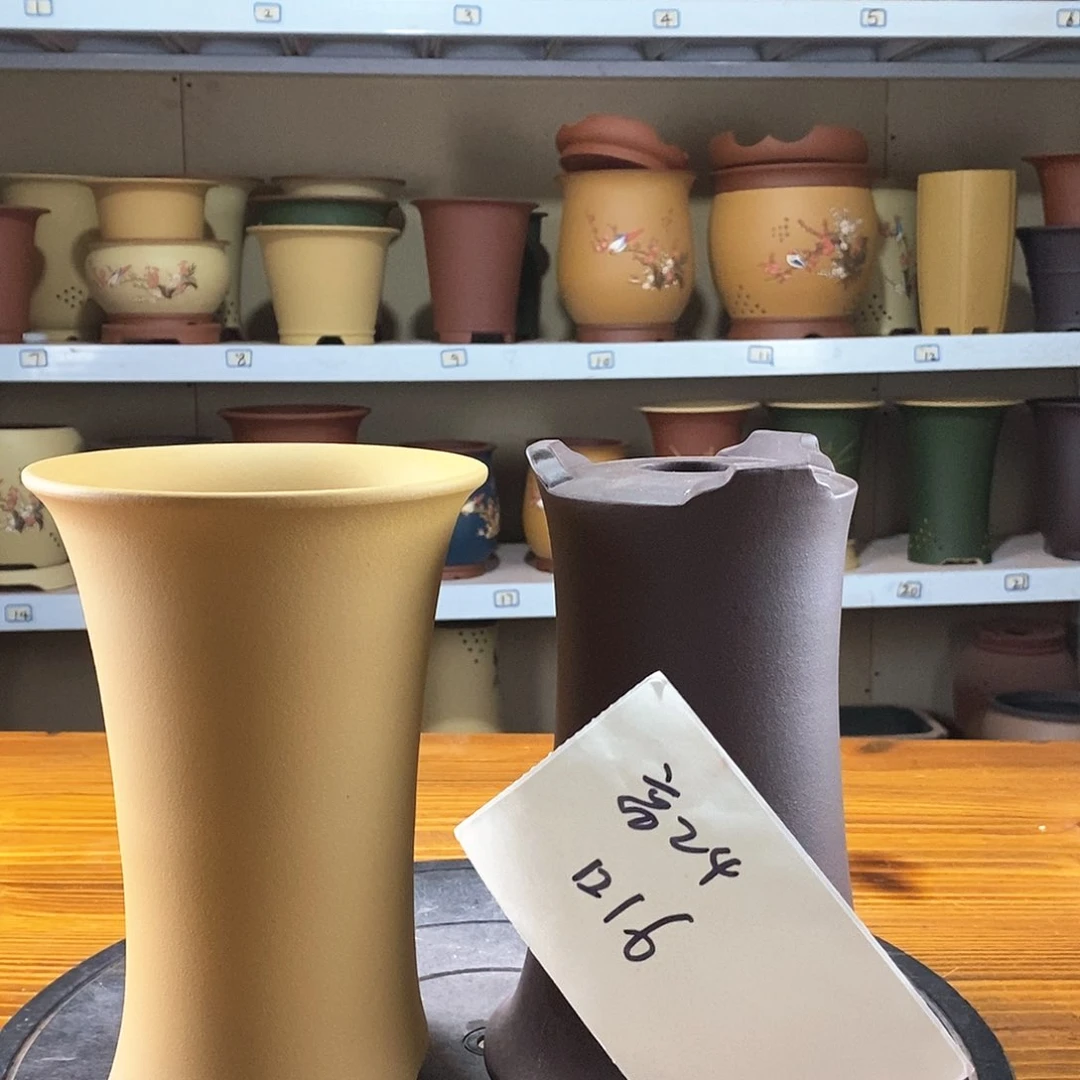 紫砂花盆紫砂兰花盆8