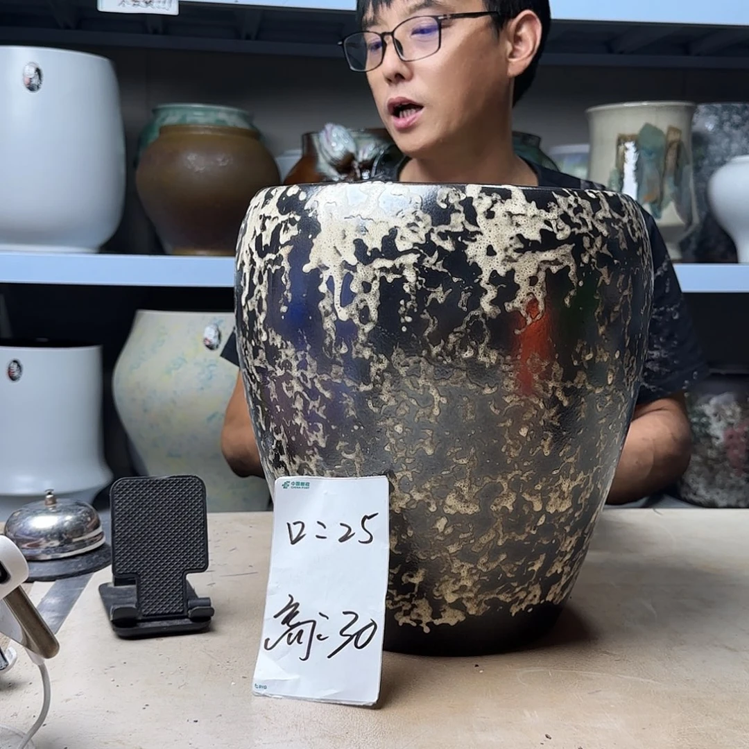 紫砂花盆尺寸25@30