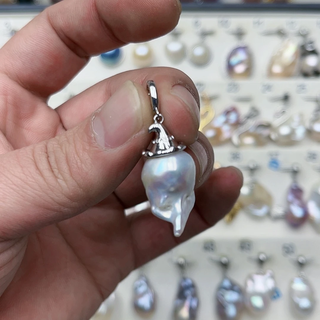 淡水珍珠吊坠(不含链)未镶嵌02