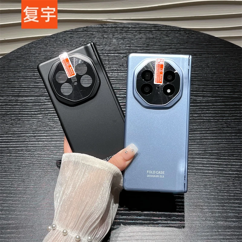 适用vivoxfold5手机壳xfold5折叠保护套烤漆全包防摔铰链壳膜一体