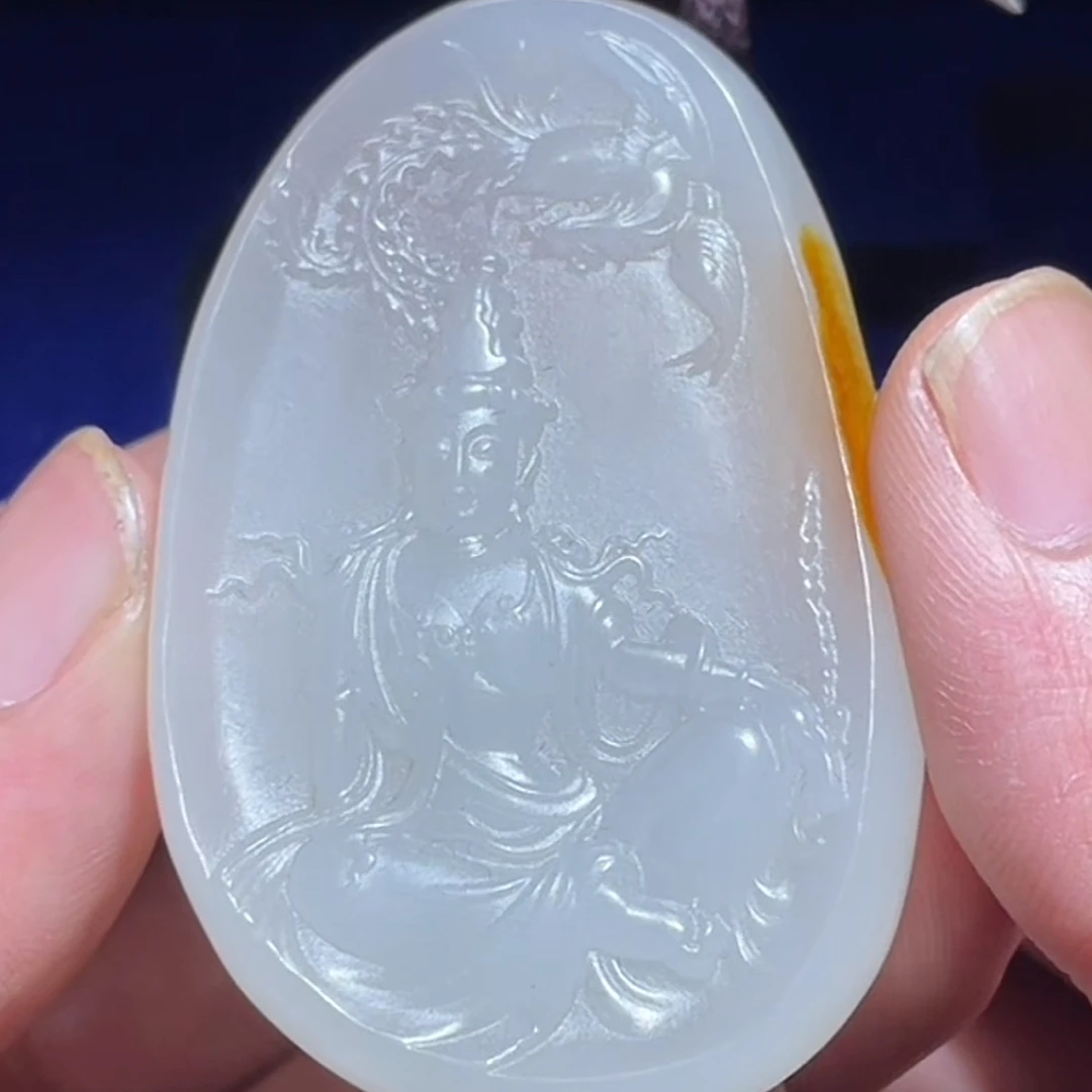 和田玉玉石挂件 d1105 拍一发一