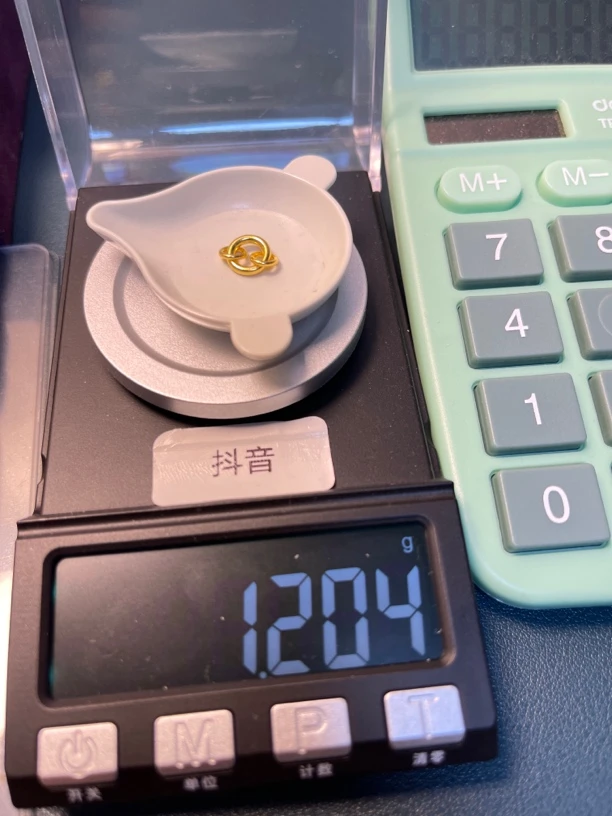 足金999三环小号秀
