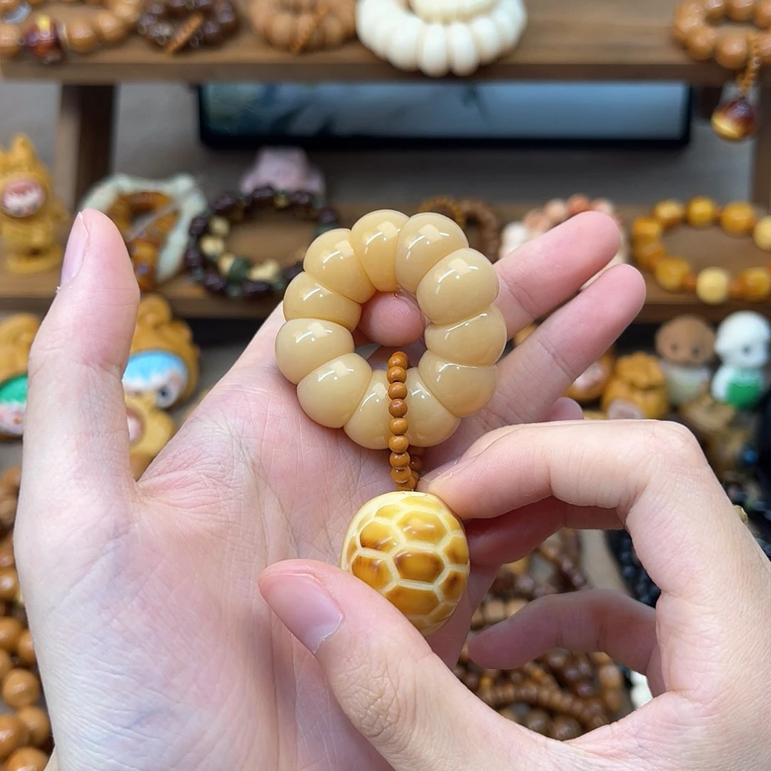 菩提根/象牙果手串辉手捻富甲