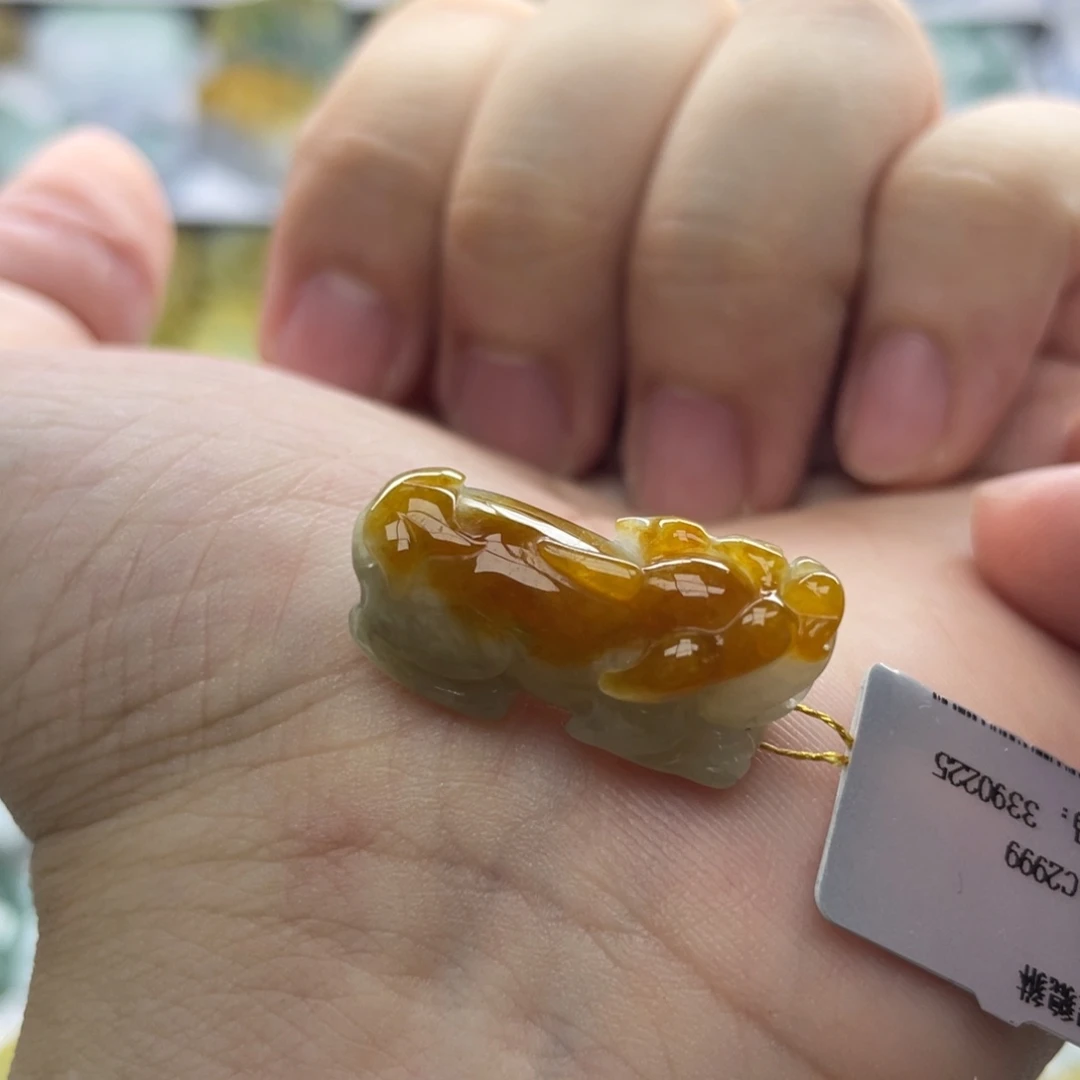 翡翠未镶嵌颈饰貔貅7
