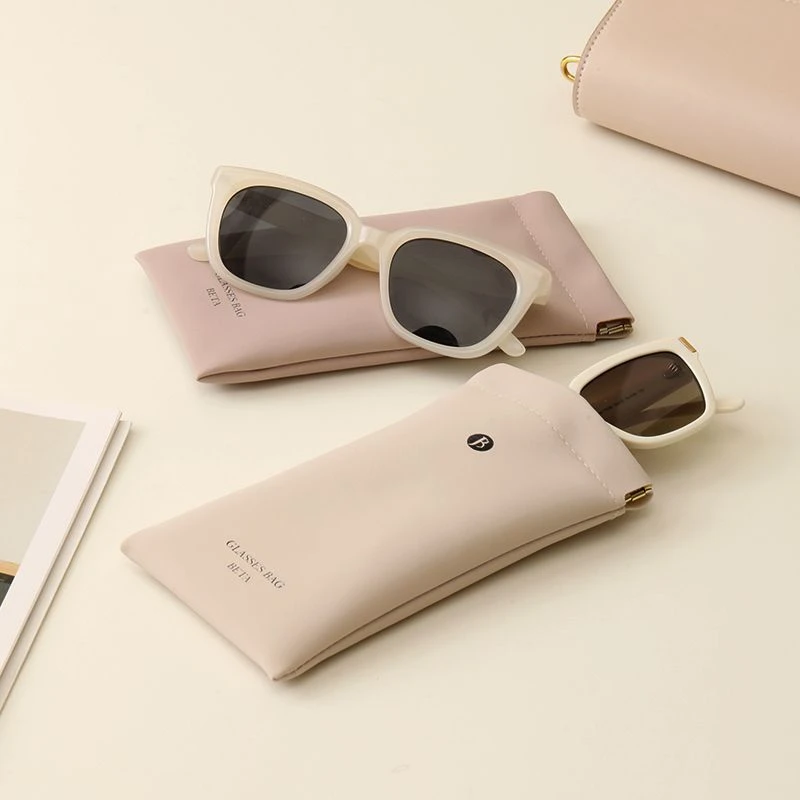 便携眼镜袋墨镜太阳镜简约收纳袋旅行保护套眼镜高级感收纳包