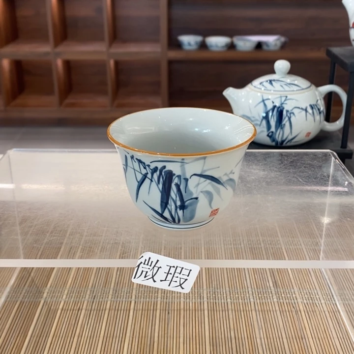 釉下老陶泥手工绘制