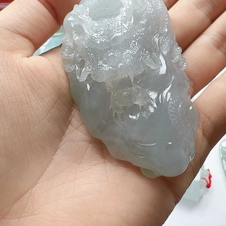 (***苯翡翠未镶嵌颈饰天然翡翠直播闪购