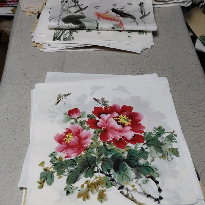 虫***鸣国画国画花鸟花鸟花鸟