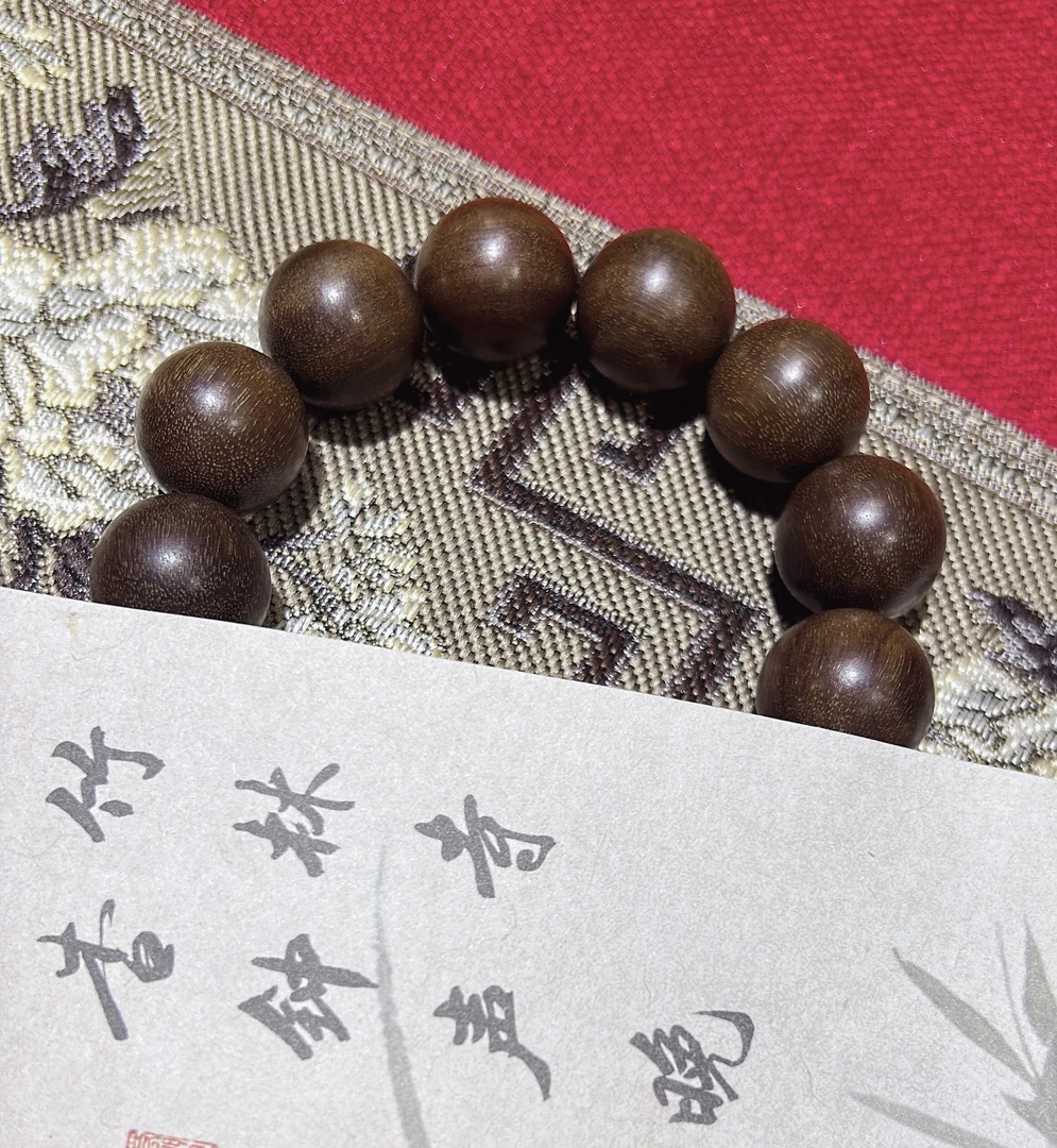 单圈20mm老料香味好手工珠串DIY编制