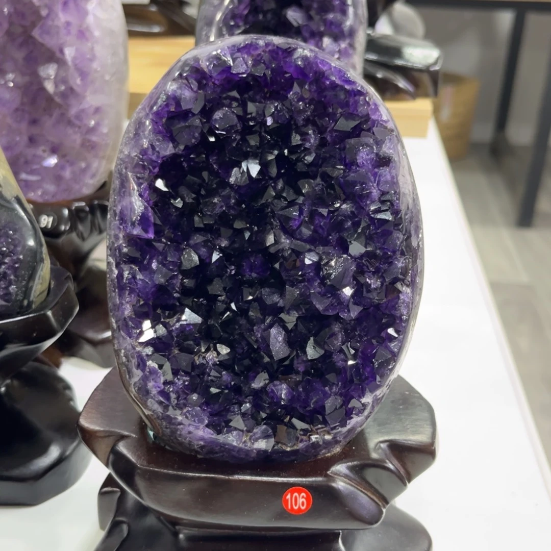 摆件紫晶未镶嵌摆件
