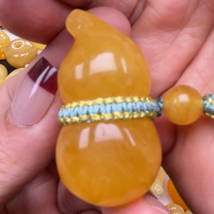 裸石蜜蜡未镶嵌蜜蜡葫芦