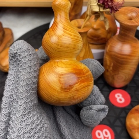 【闪购商品】柏木（崖柏）拾****界正宗太行陈化黑油糖心大葫芦