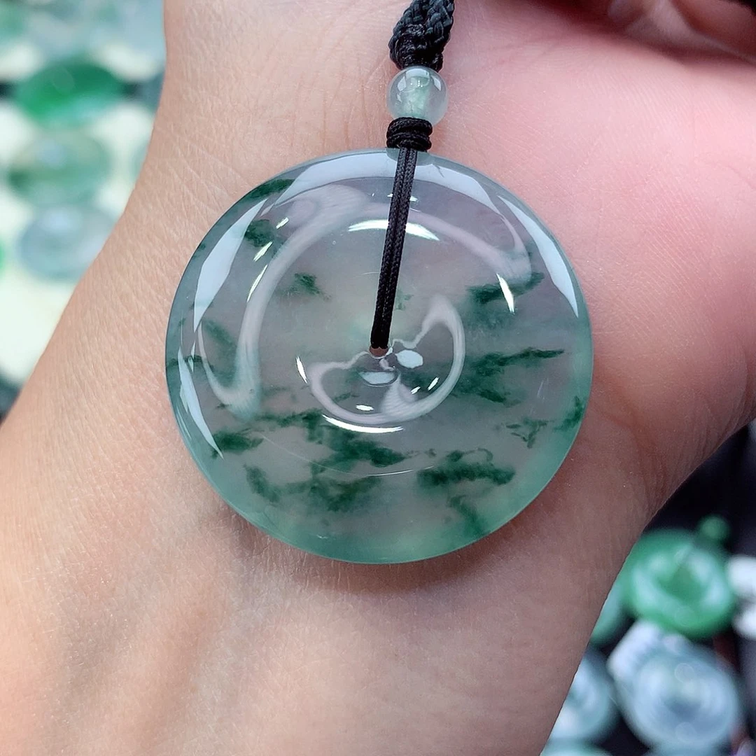 颈饰未镶嵌翡翠编号95尺寸31.1-5.8