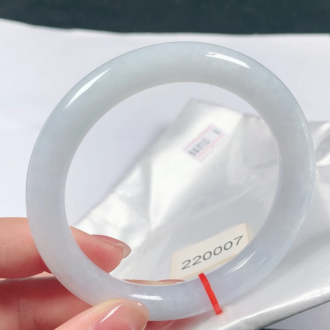 翡翠手镯未镶嵌59圈圆220007