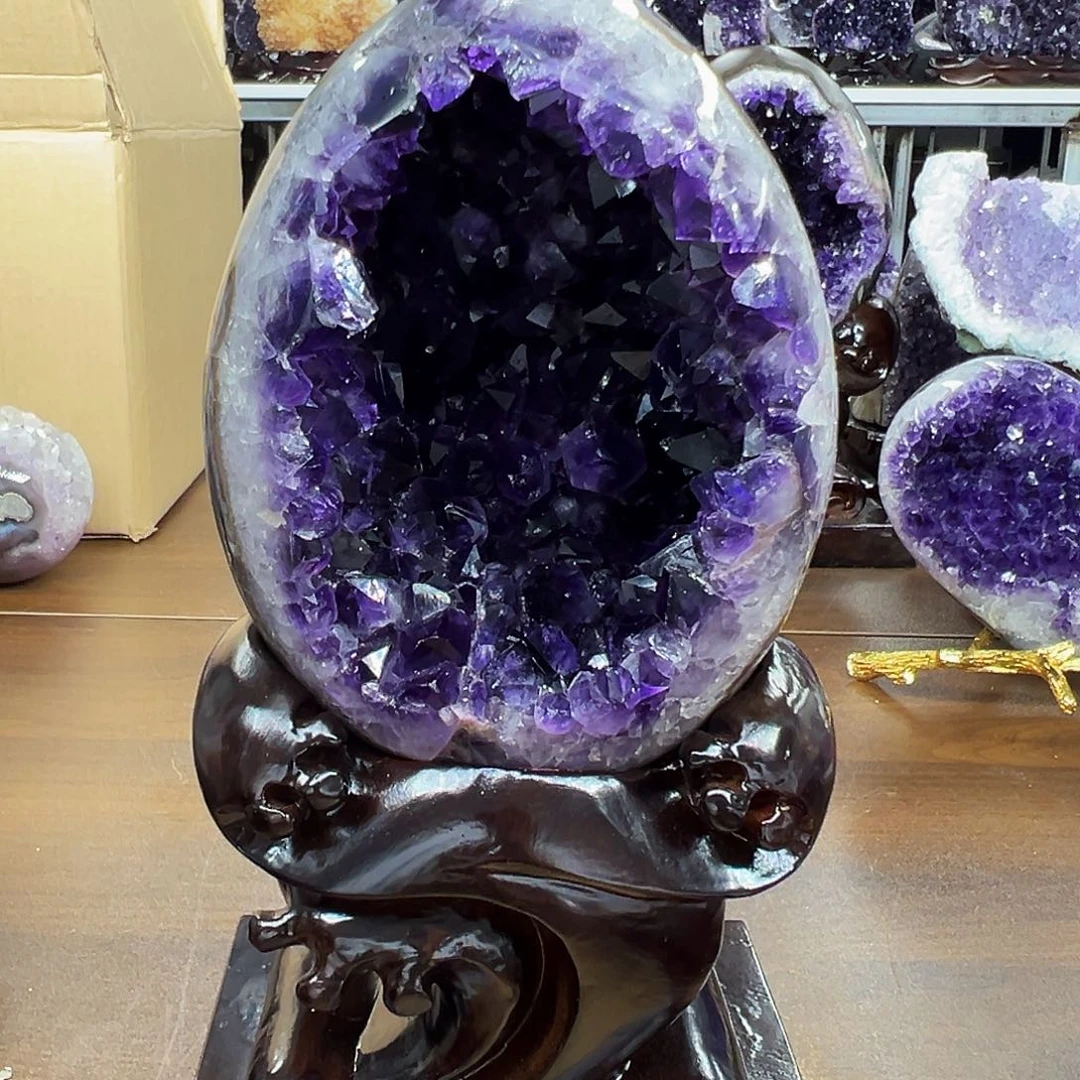 紫晶摆件未镶嵌晶体