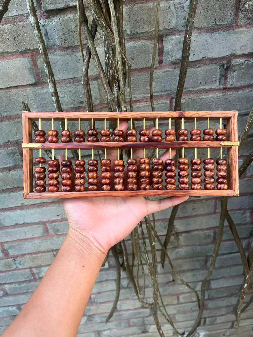 海南黄花梨12X30算盘(15档)(多样发一)