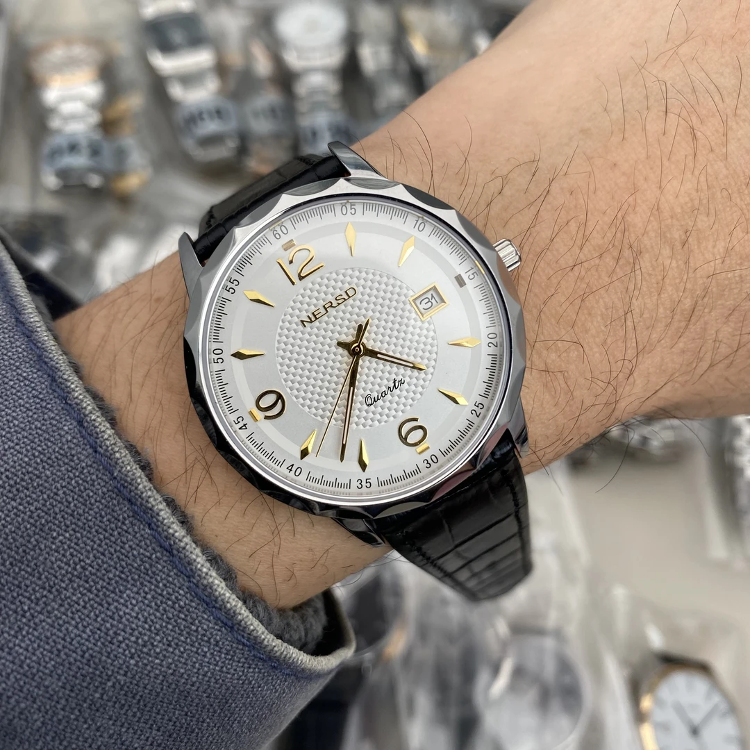 耐尔斯顿超薄手表进口石英男表防水蓝宝石镜面撤柜少量存高品质
