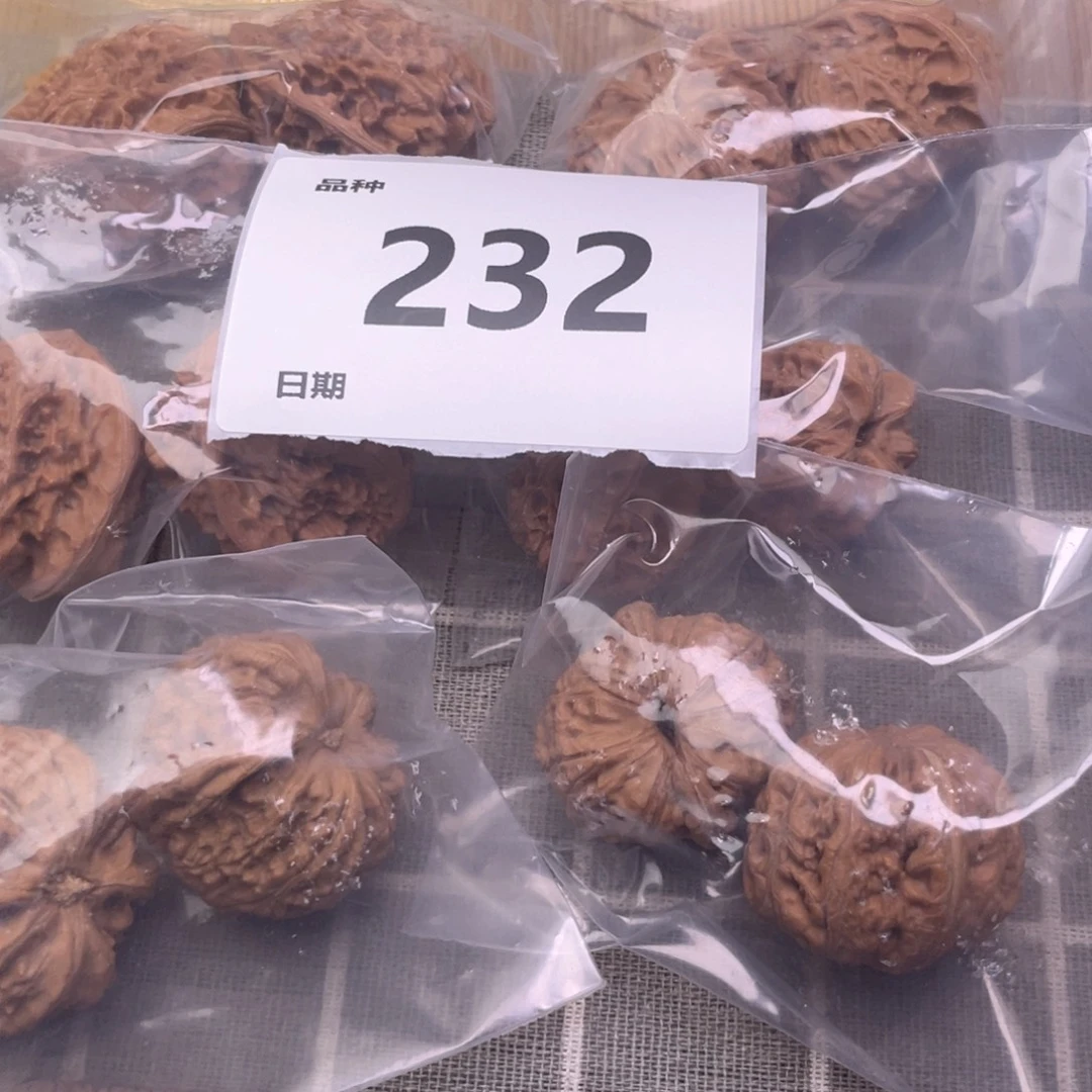 把件文玩核桃232号6对带练手元宝