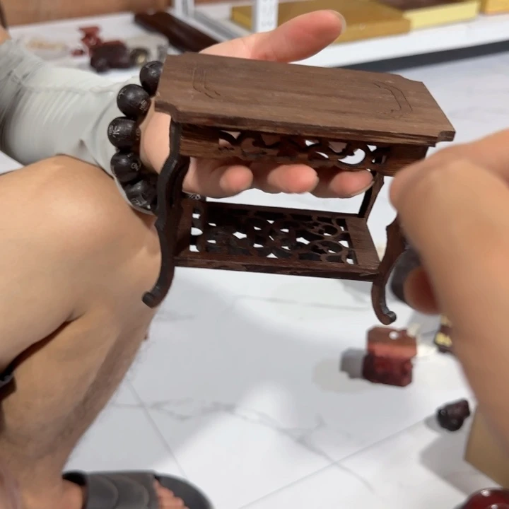 琉璃手工艺品红木工艺品摆件