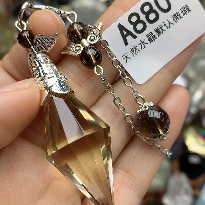 水晶天然水晶灵摆件未镶嵌