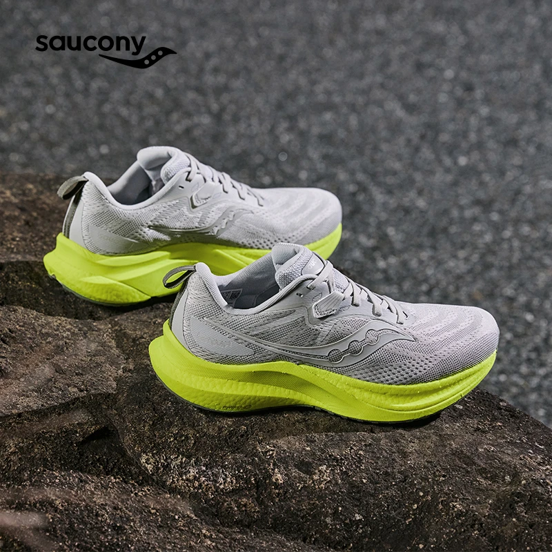 Saucony索康尼TEMPUS 2坦途2男女款缓震跑鞋轻量稳定支撑运动鞋子