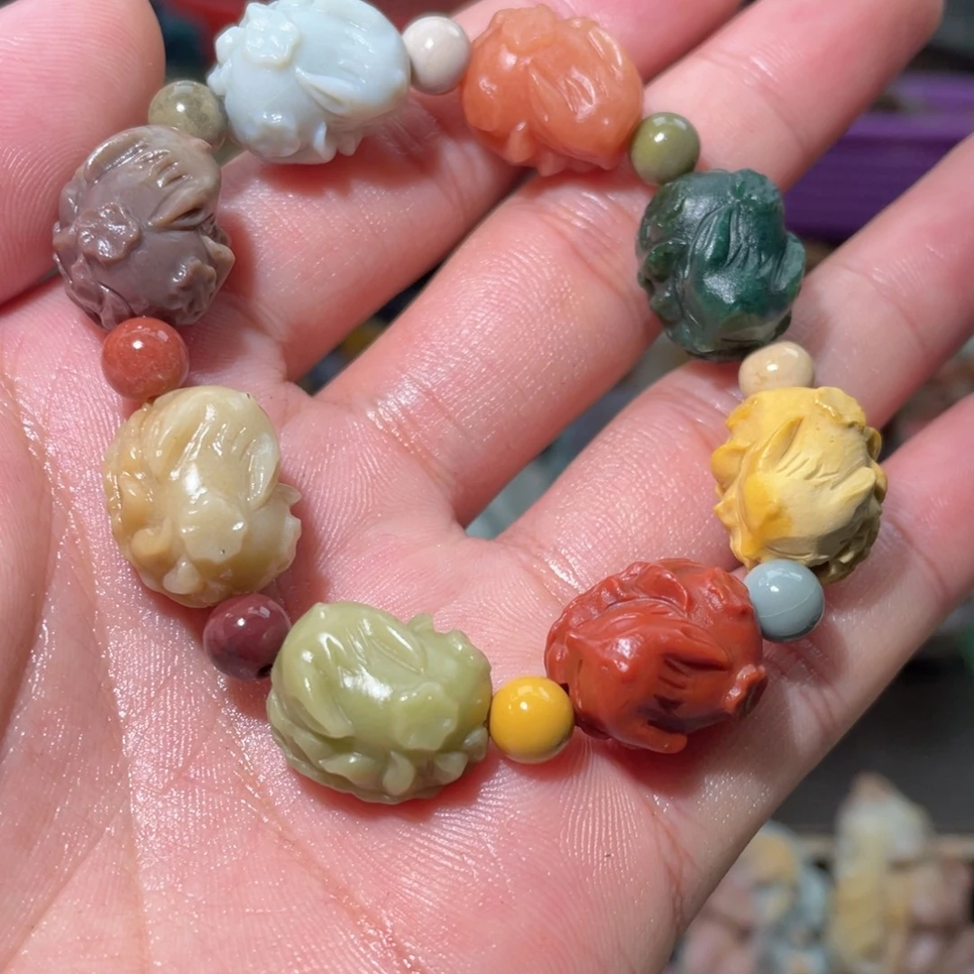 石英质玉未镶嵌手链