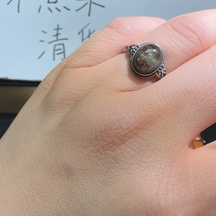 银S925镶嵌水晶戒指