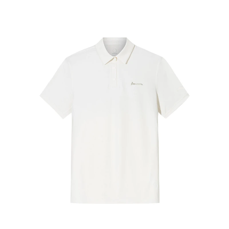【店播】安踏冰丝polo户外休闲翻领短袖女夏季新款透气t恤162526107
