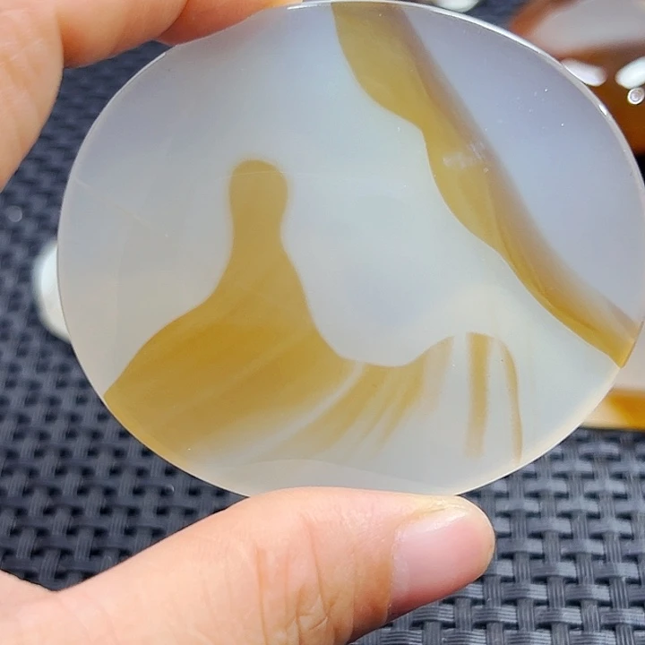 未镶嵌玛瑙/玉髓珠宝半成品