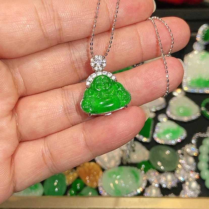 【闪购商品】颈饰未镶嵌翡翠天然翡翠