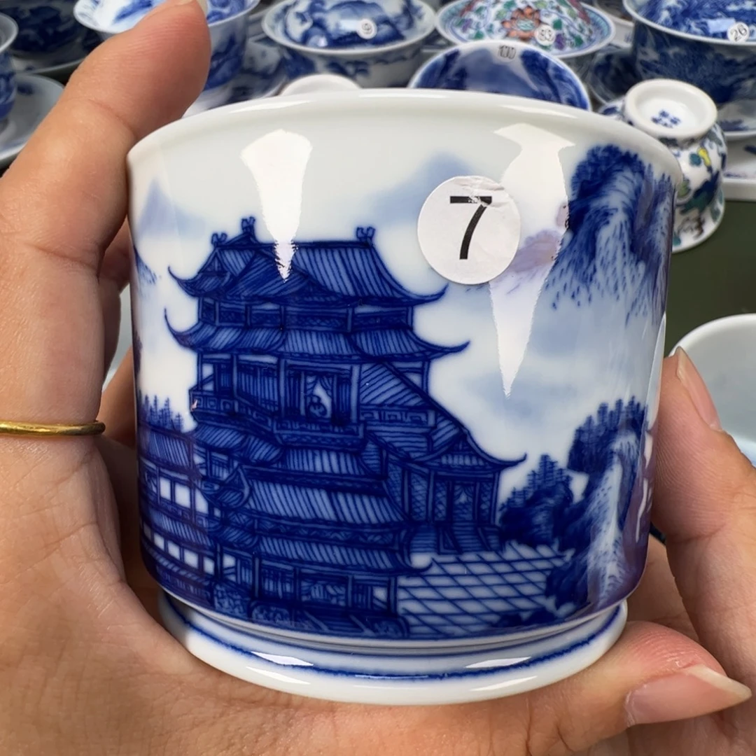 陶瓷景德镇纯手工纯手绘爱茶具木木7