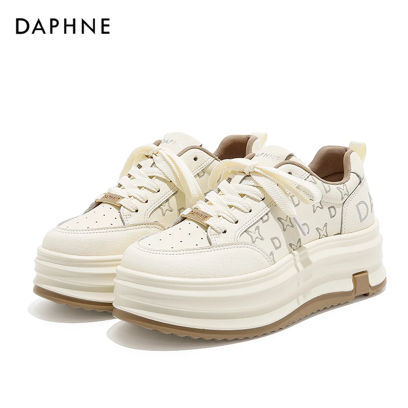 Daphne/达芙妮2025夏季新款时尚网红小白鞋潮流百搭出游休闲女鞋