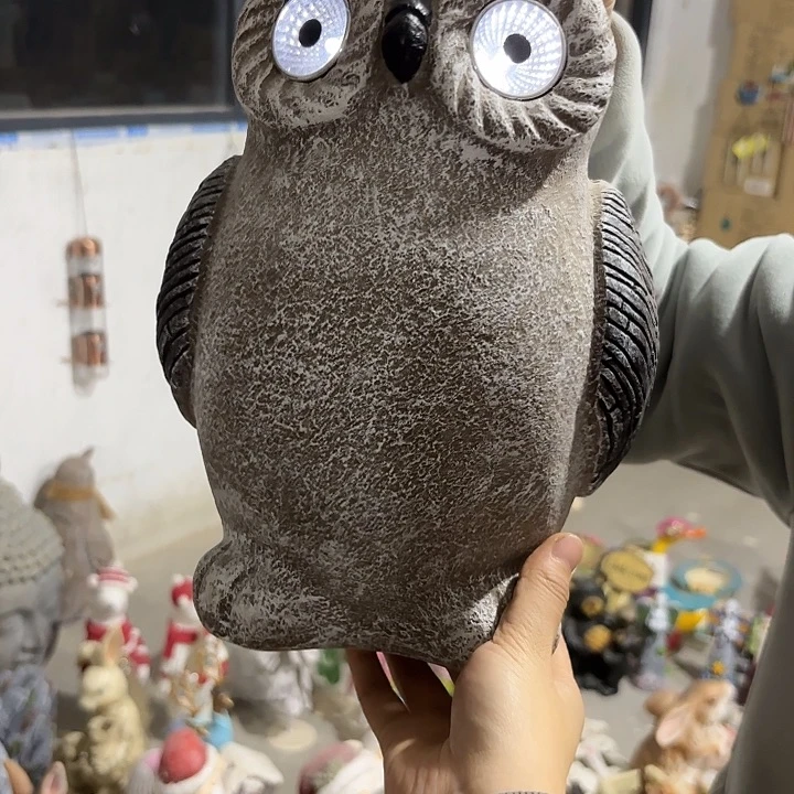 瓷片样品样品哟哟呀猫头鹰灯
