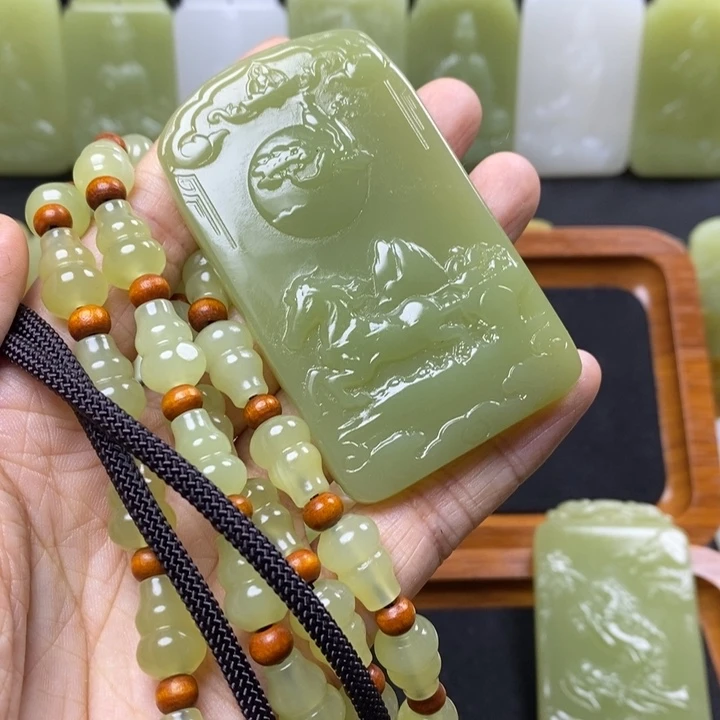 石材昆仑山料一套