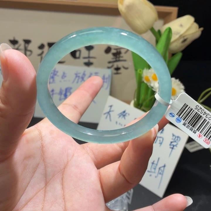 未镶嵌手镯翡翠冰晴水