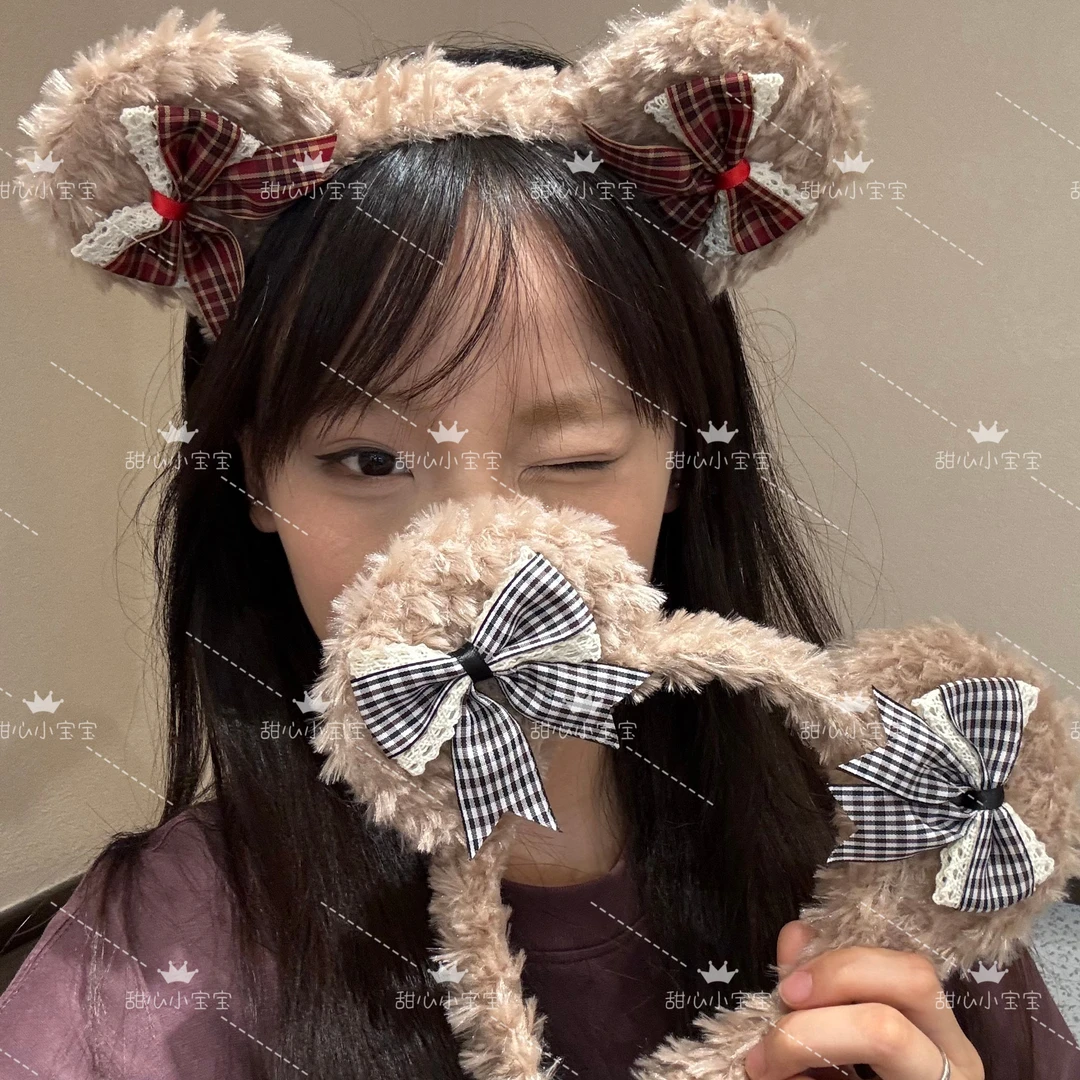 迪士尼乐园发箍可爱圣诞节cosplay雪莉玫洗脸卡通头箍拍照头饰