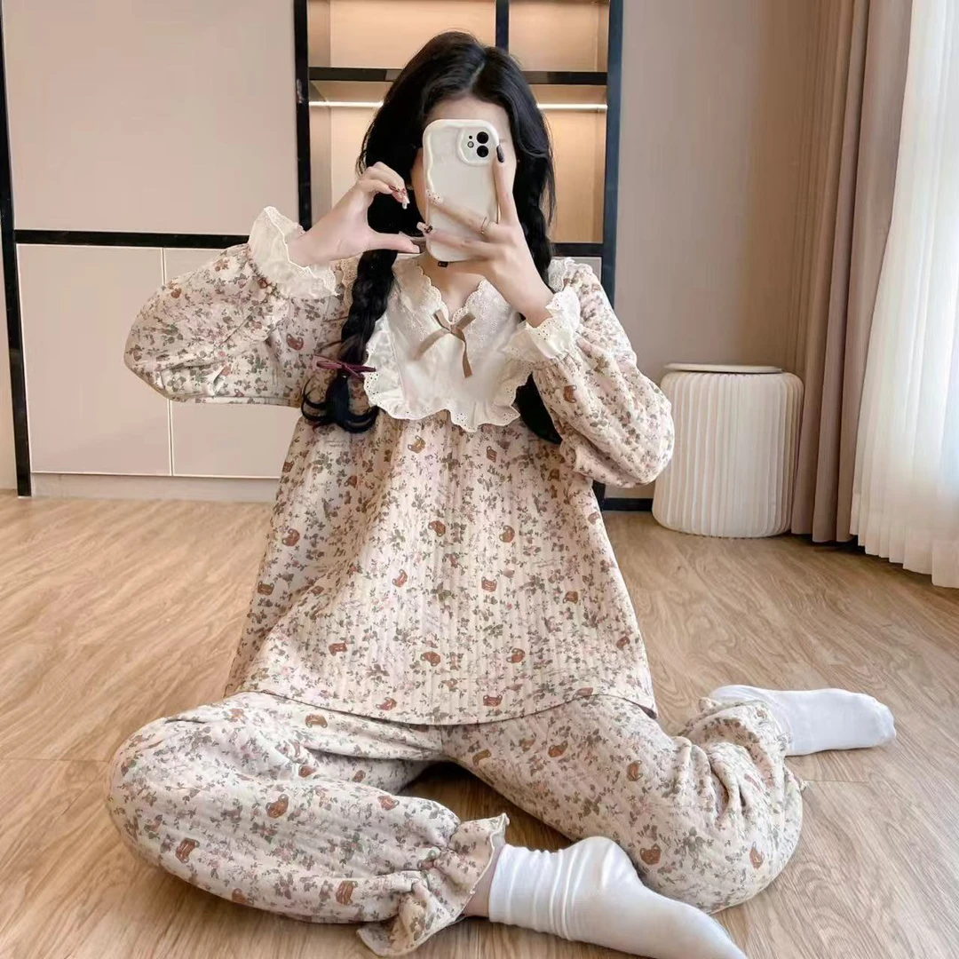 2025春季保暖舒适学生睡衣01